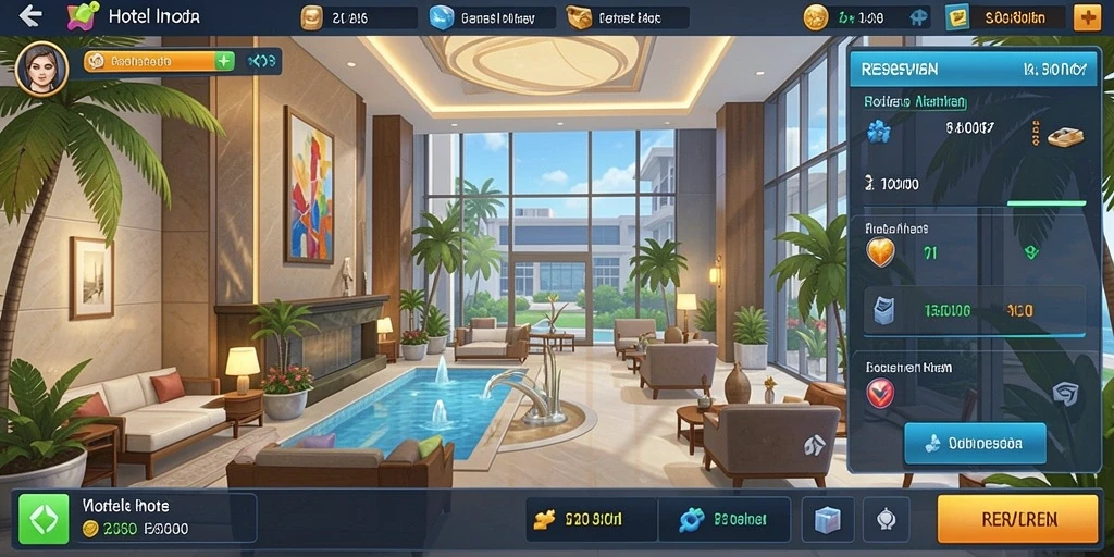 Screenshot menunjukkan karakter utama GLORY777 dalam aksi.