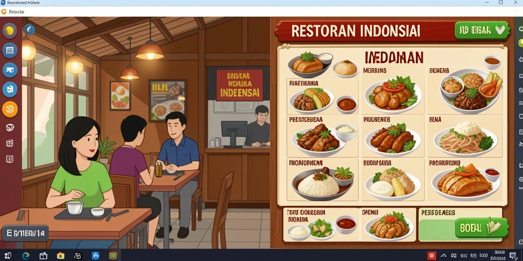 Tampilan utama aplikasi dengan pilihan permainan menarik.